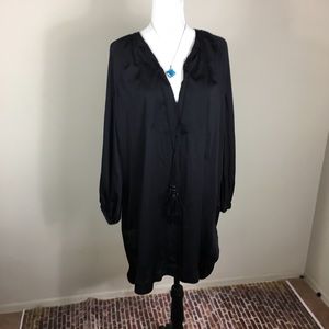 H&M Silky Black Tunic Dress👗👗